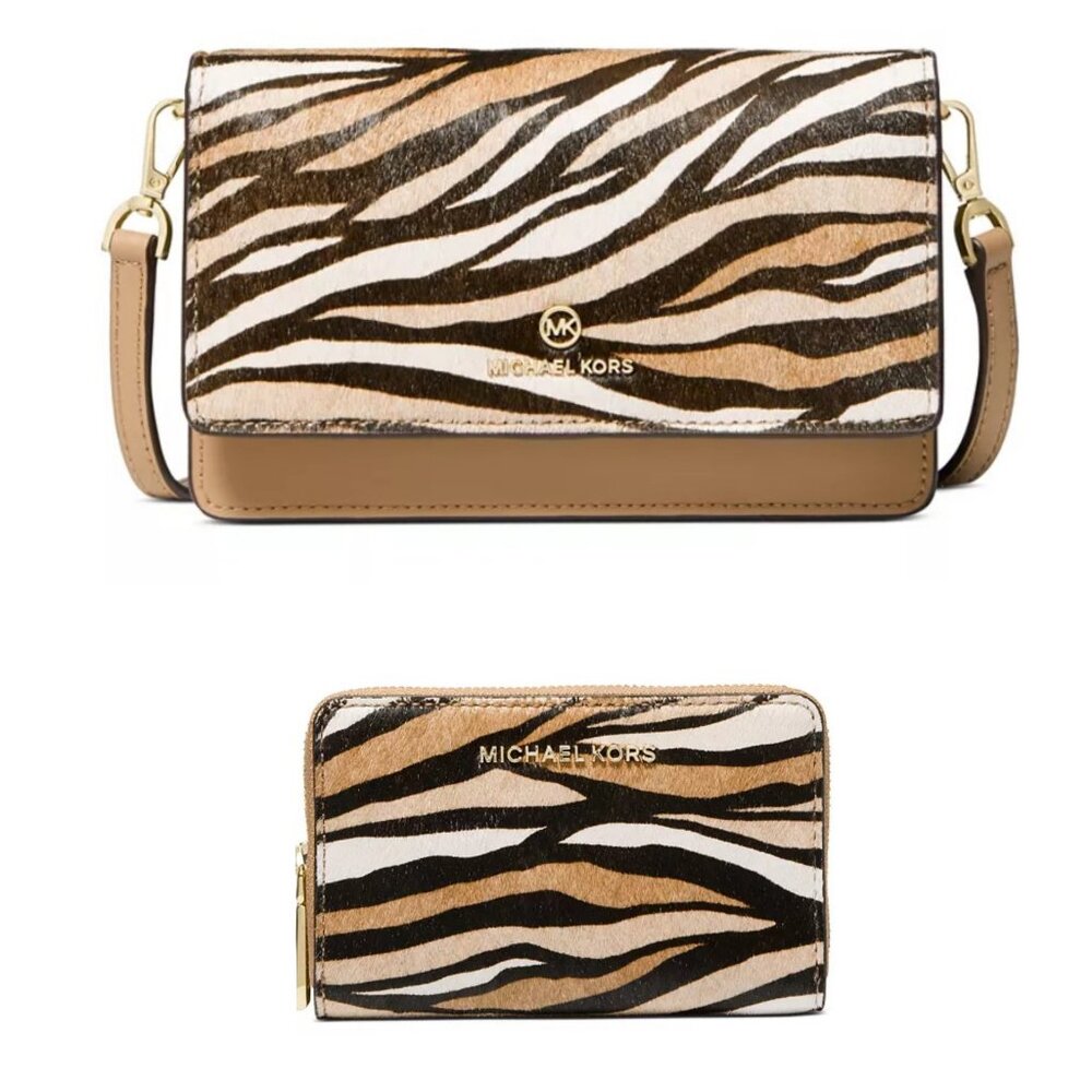 NWT MICHAEL KORS JET SET CHARM PURSE & COIN WALLET SET